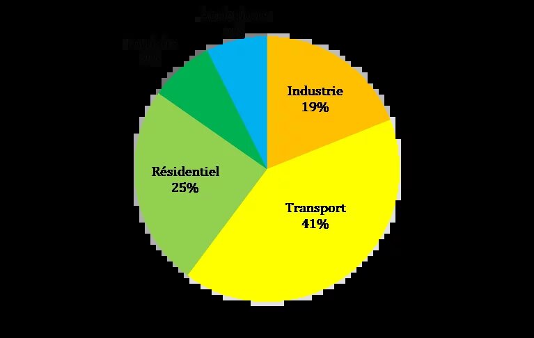 Graphique 3: Consommation énergétique finale par secteur (2019)
